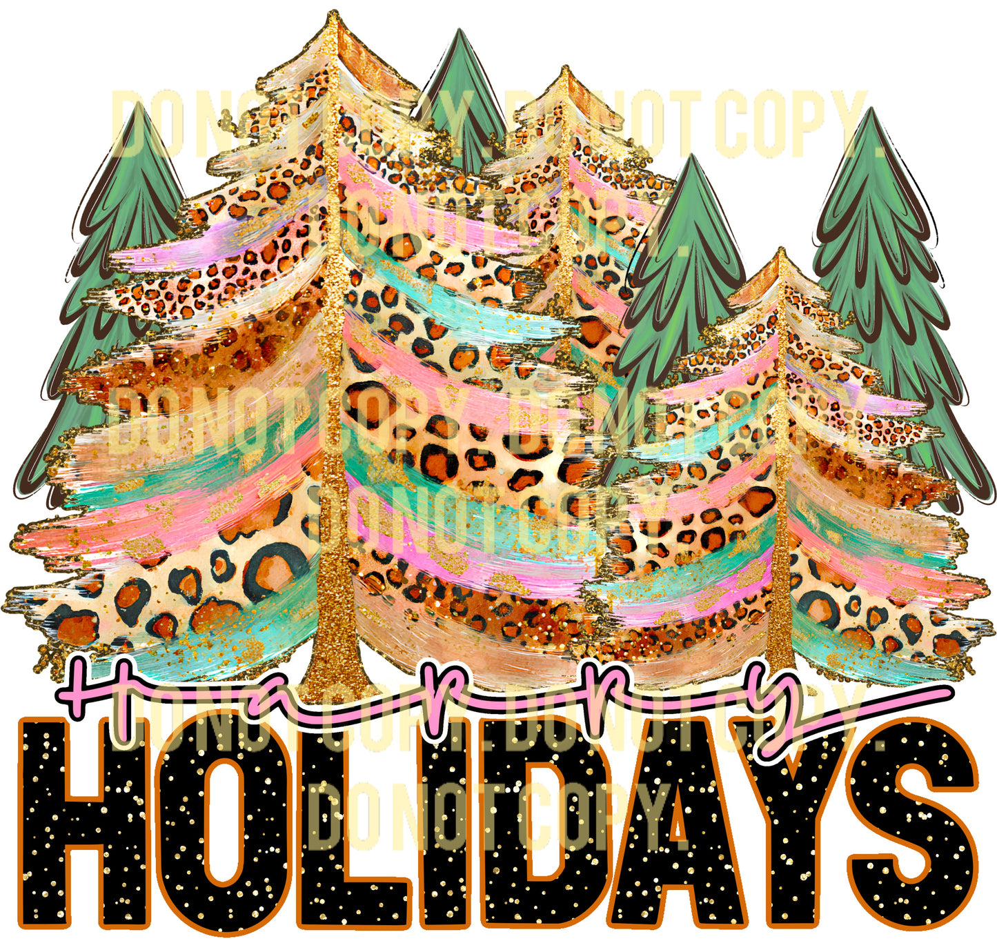 Happy Holidays Trees