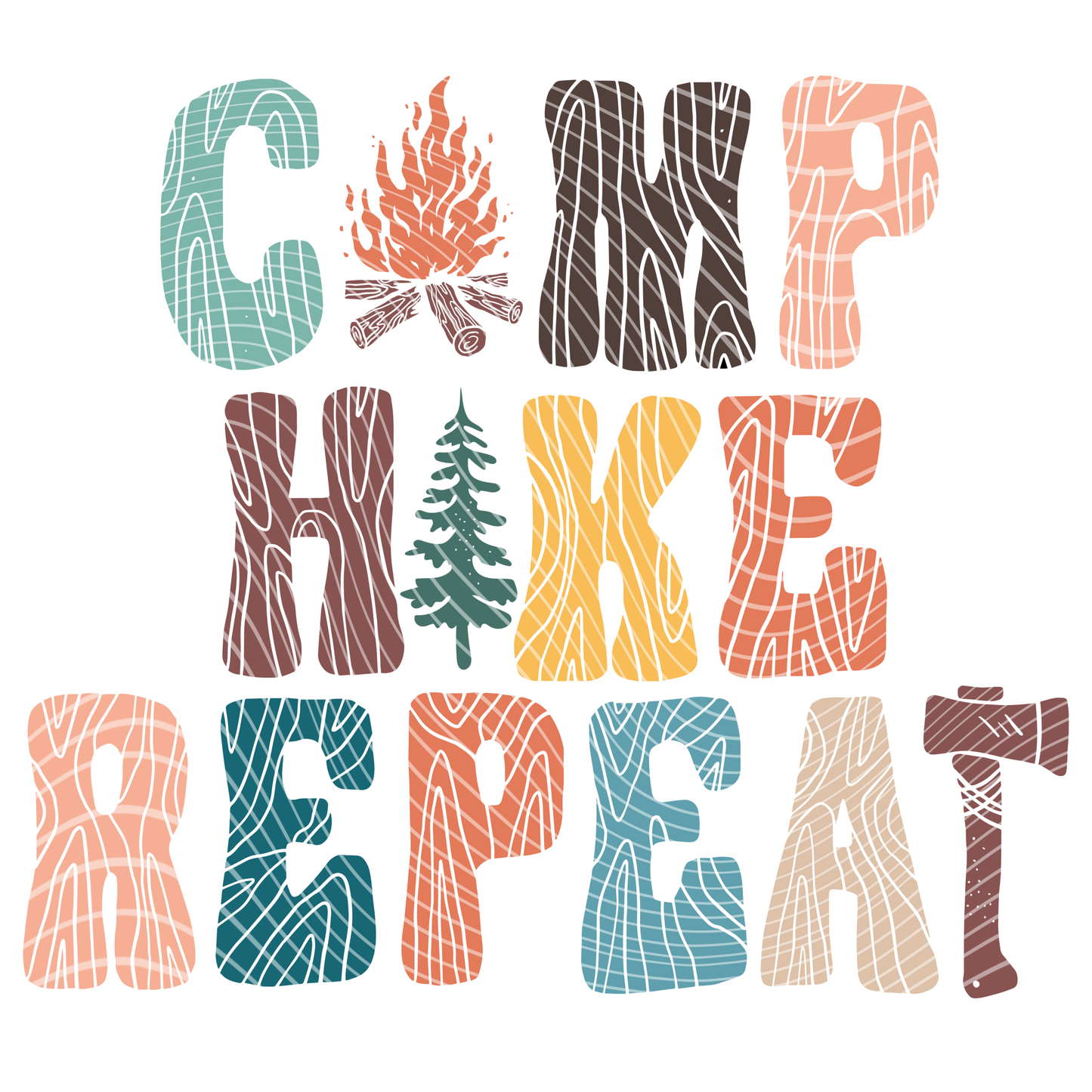 Camp Hike Repeat Transfer