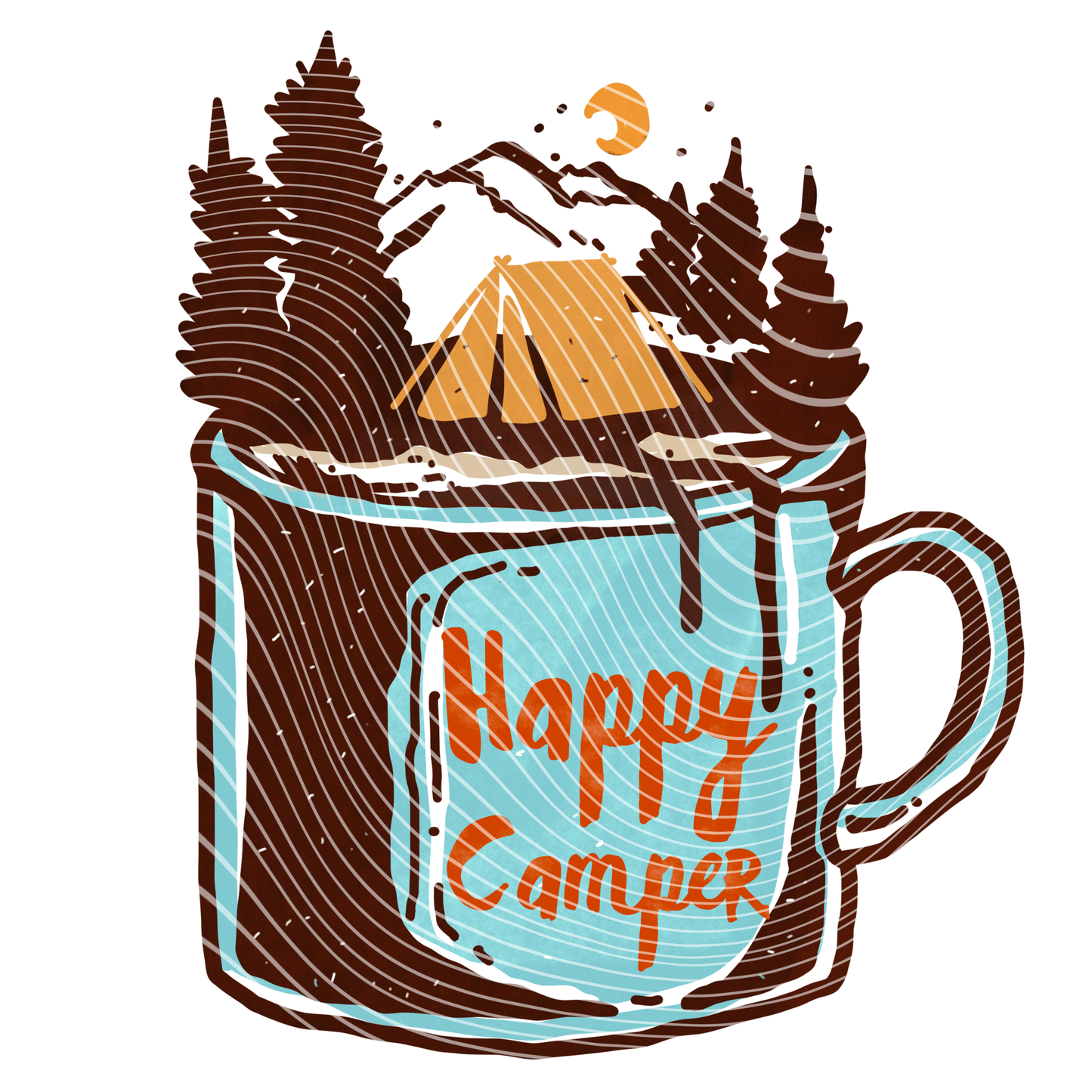 Camping Mug Transfer