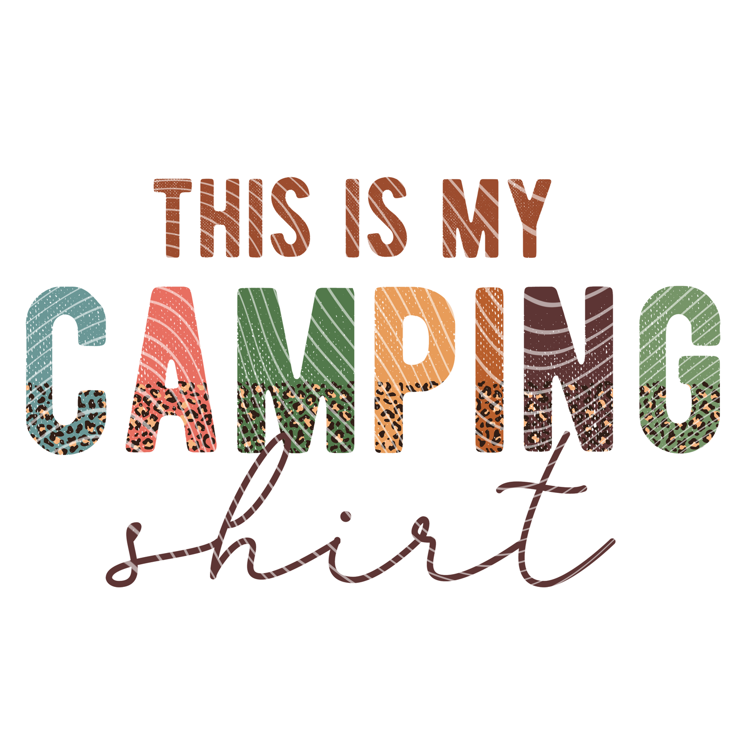 Camping Shirt Transfer