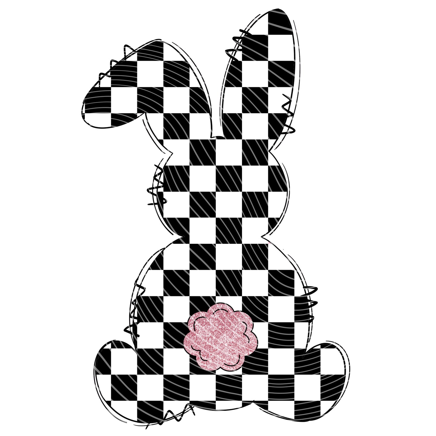 Checkered Bunny Transfer
