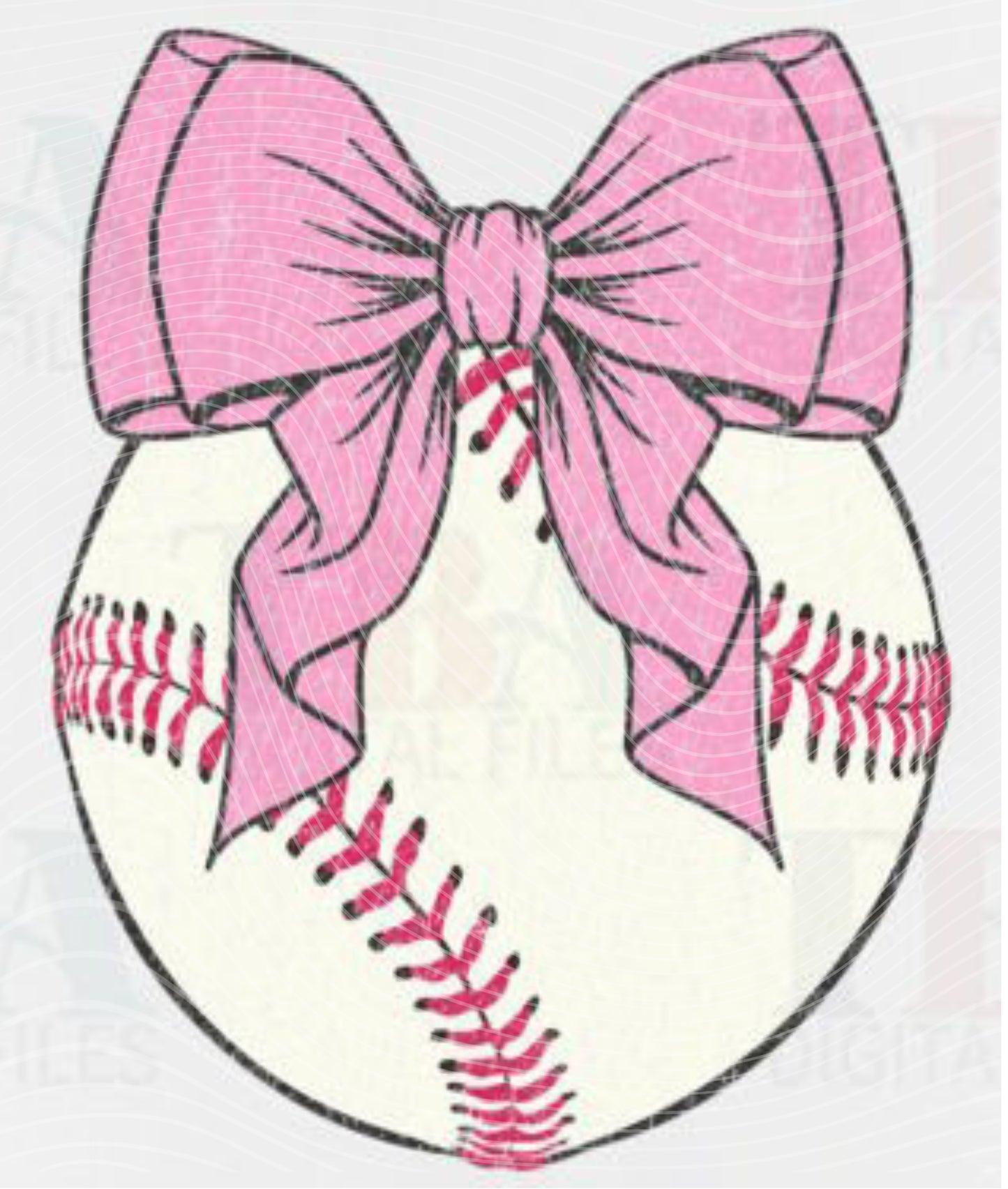 Coquette Baseball Transfer