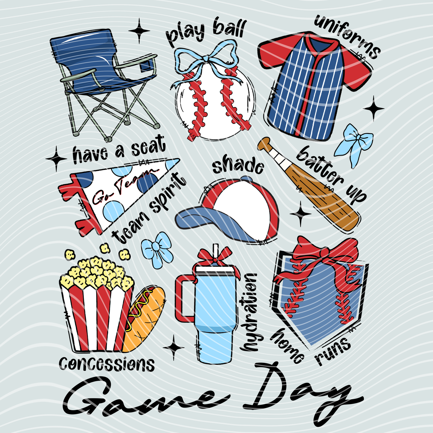 Coquette Baseball Transfer