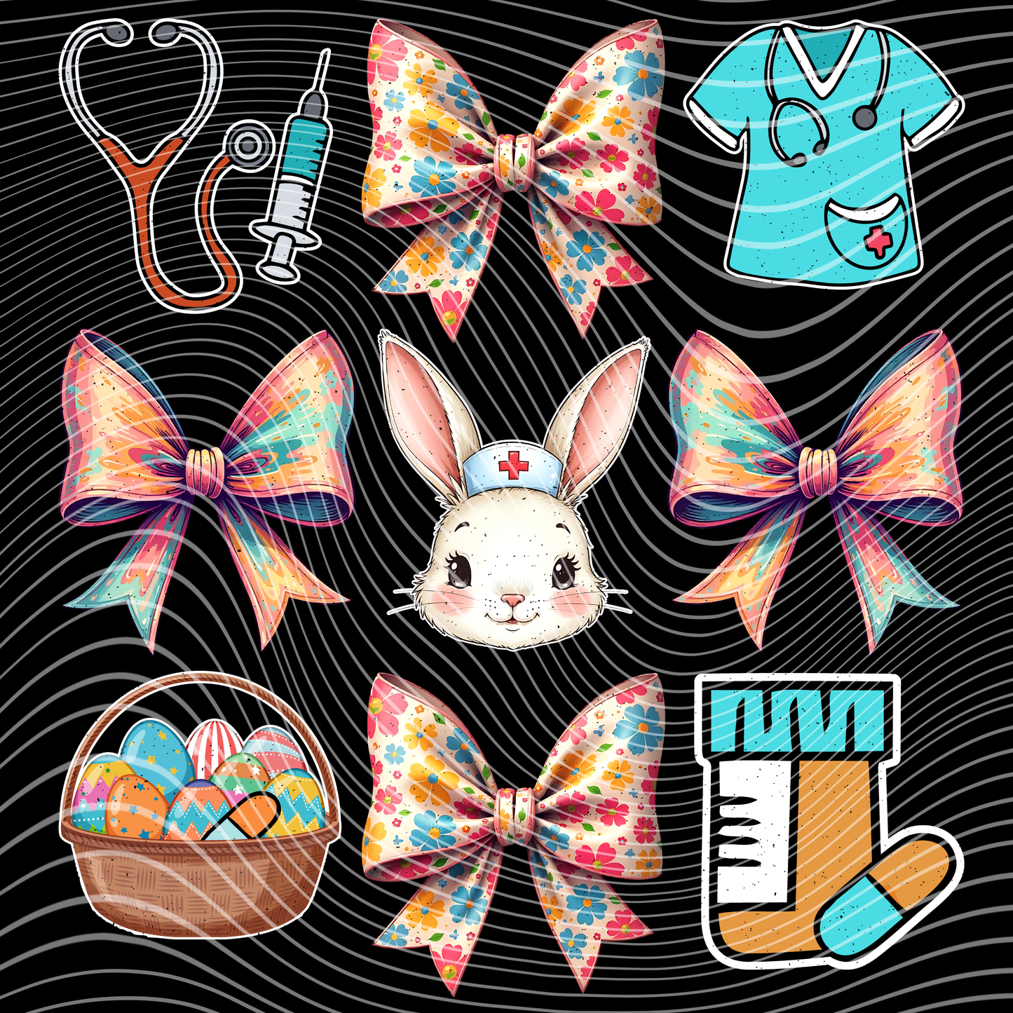 Easter Nurse Coquette Transfer
