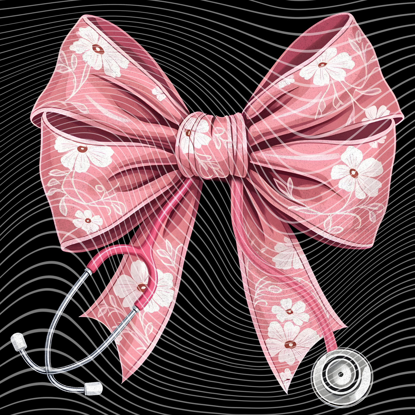 Floral Bow Nurse Transfer