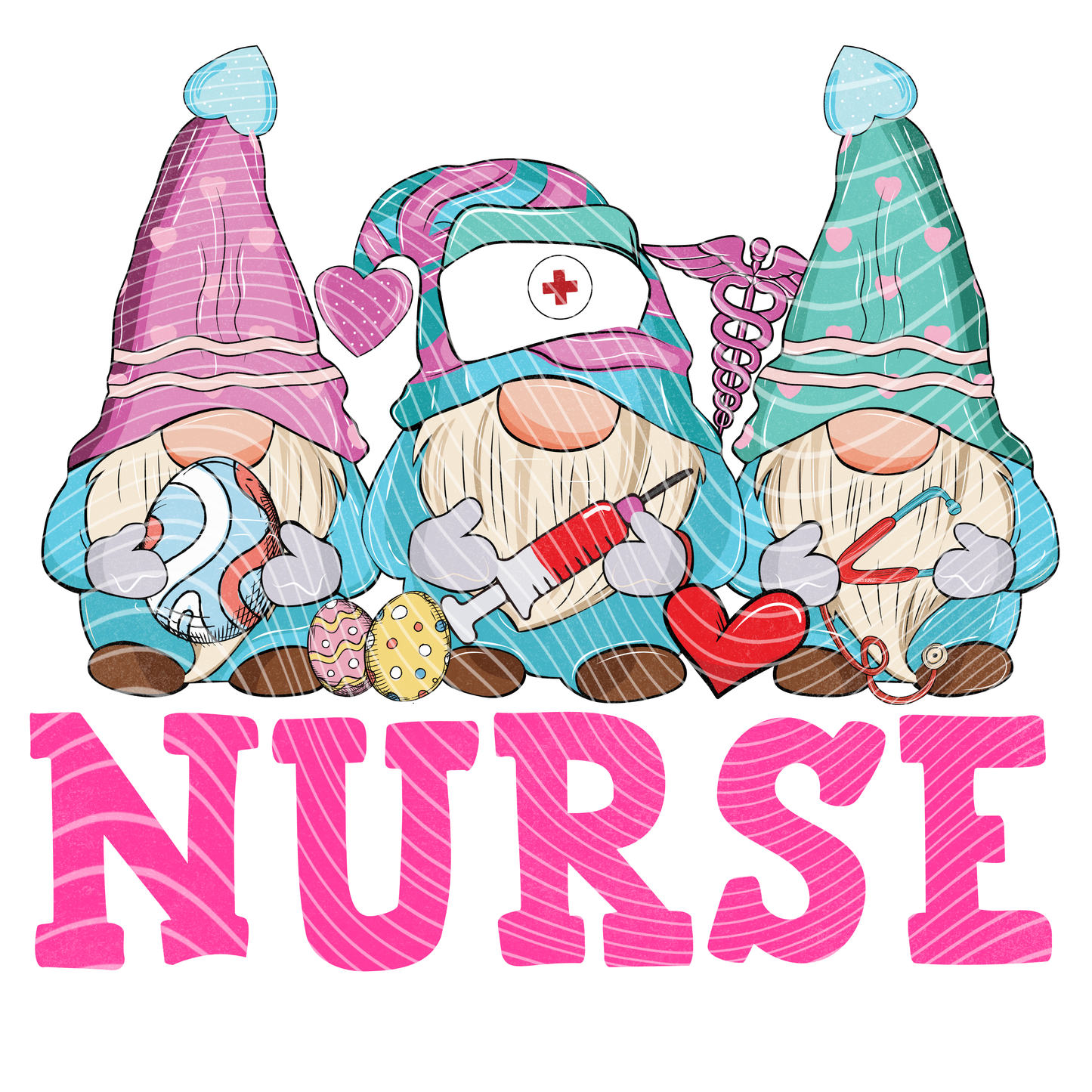 Nurse Squad Gnomes Transfer
