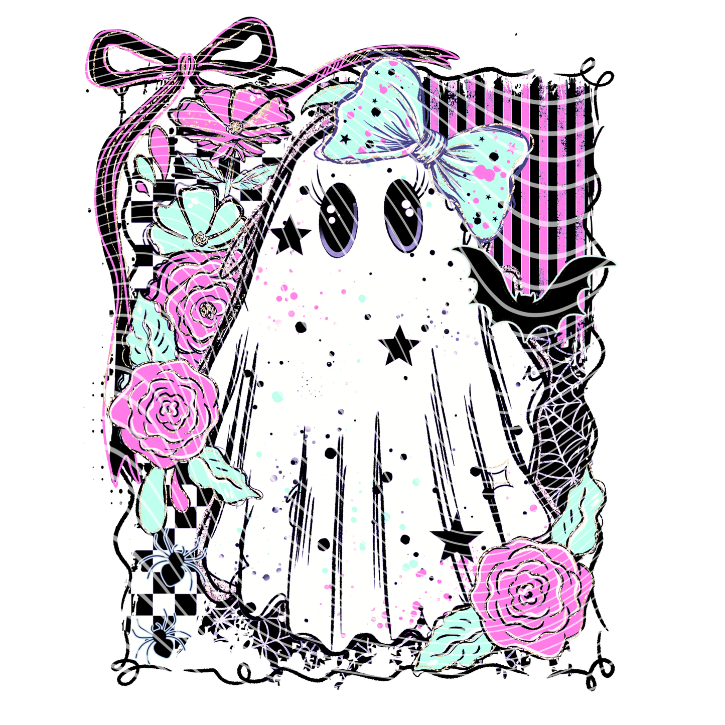 Pink Ghost Glitter AGCM