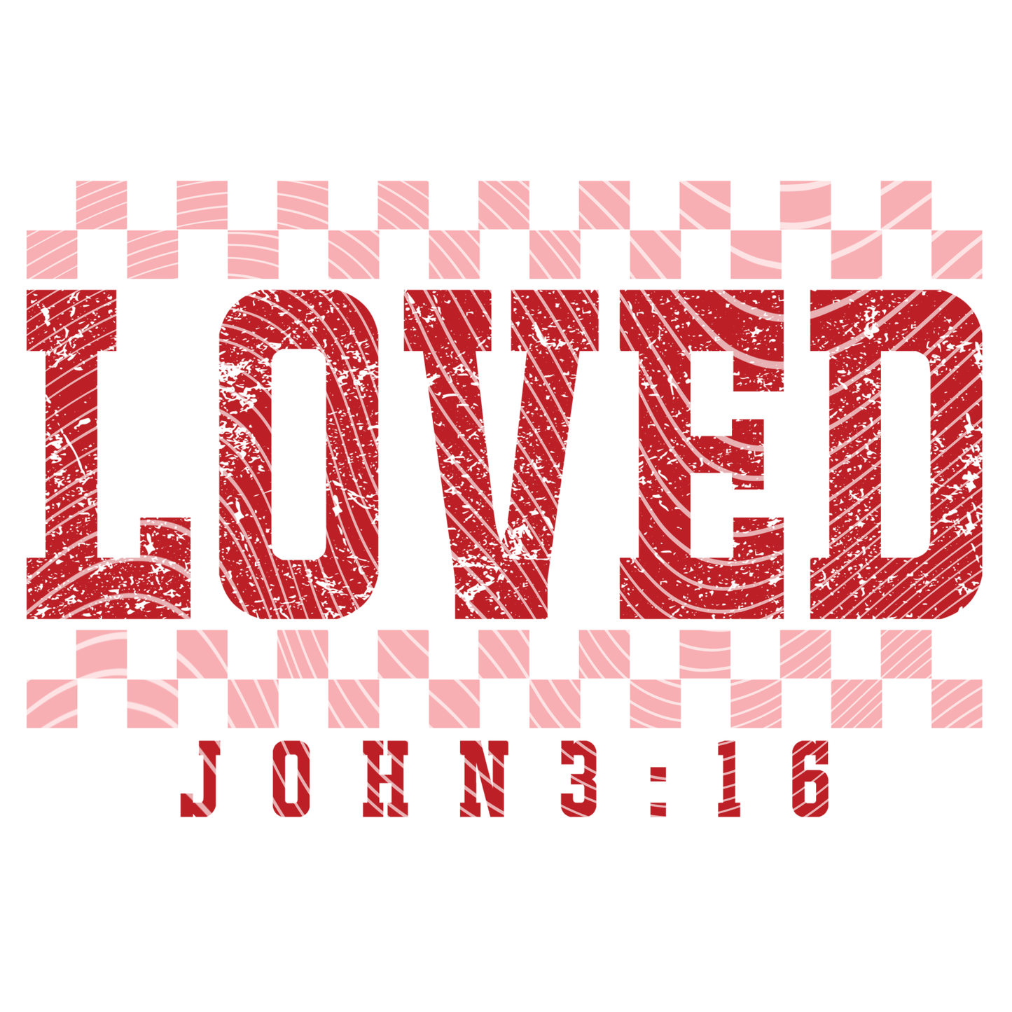 Retro Christian Valentine Transfer