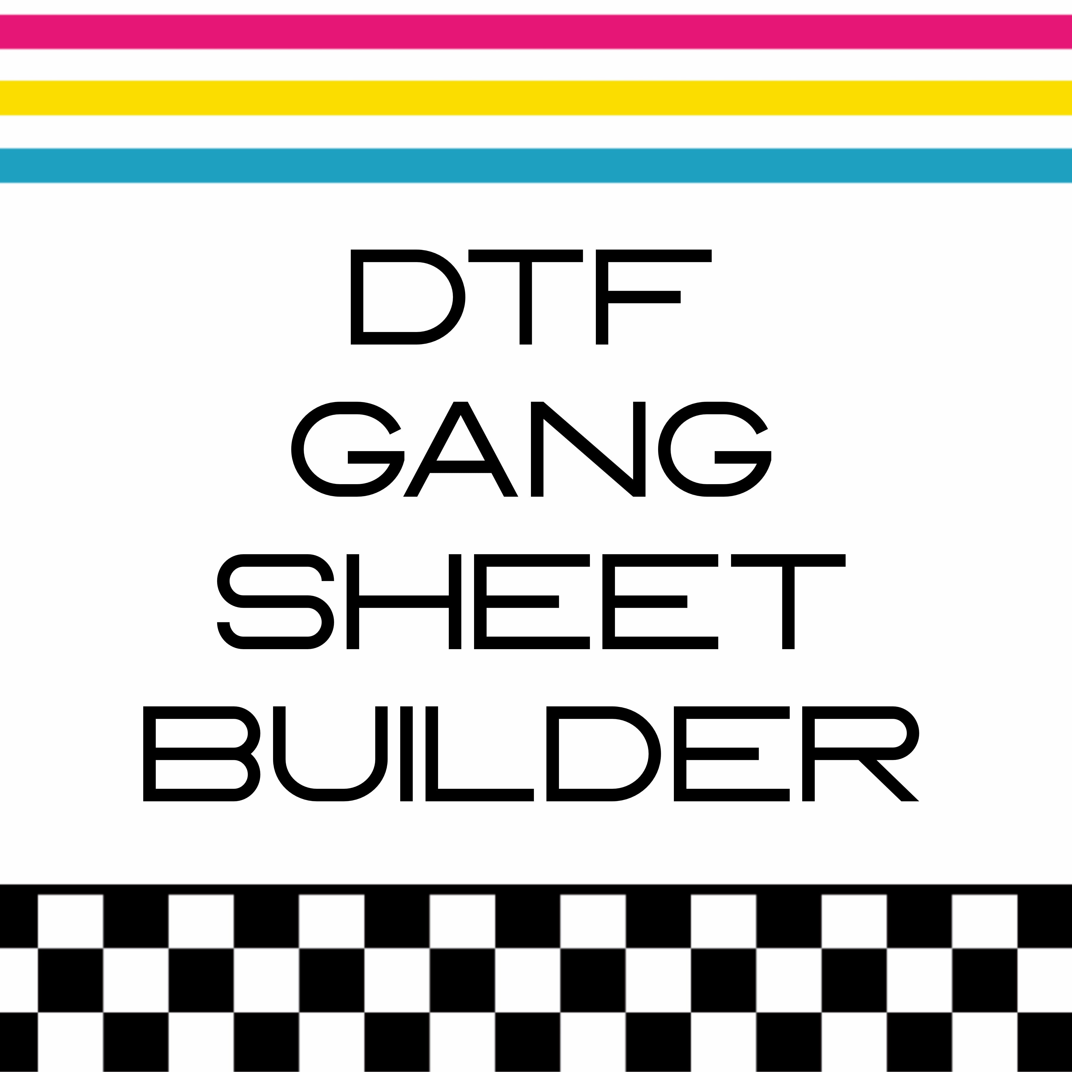 DTF GANG SHEET BUILDER – Metrolina Transfers and Apparel