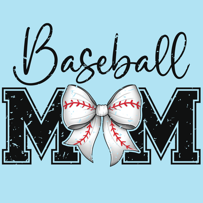 Baseball Mom Horizonal Distressed and Non Distressed Options Transfers