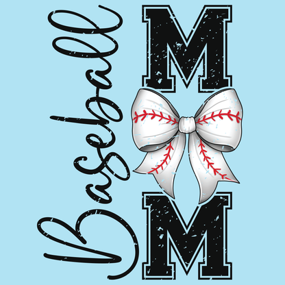 Baseball Mom Vertical Distressed and Non Distressed Options Transfers