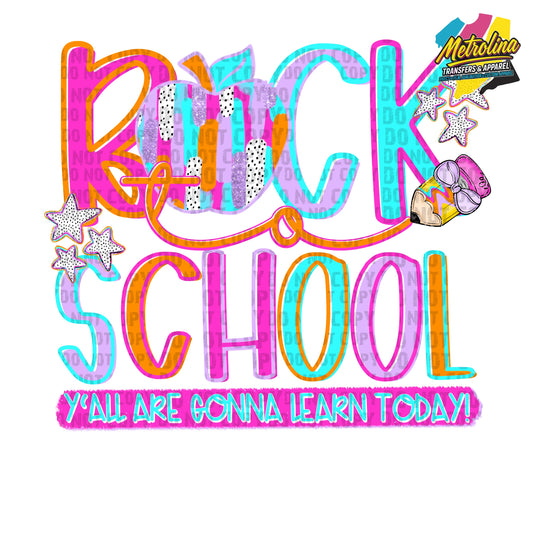 Back to School Yall Gonna Learn Transfer