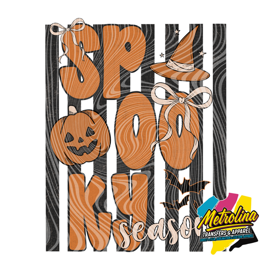 Spooky Season Stripes Transfer