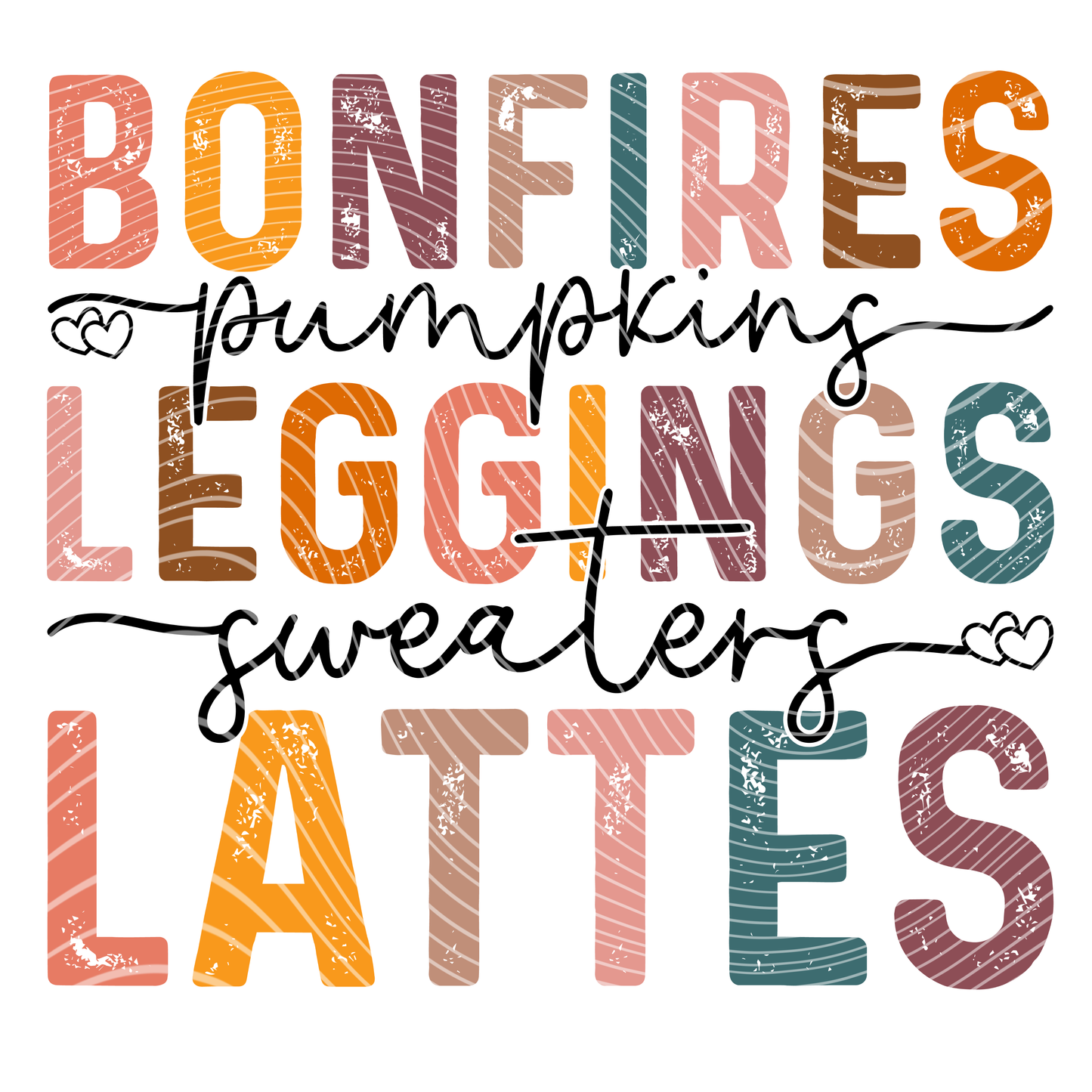 Bonfires Pumpkins Leggings