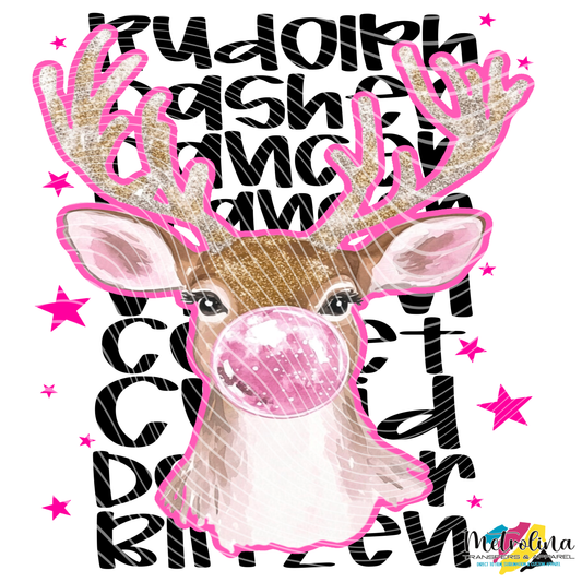 Bubble Gum Reindeer