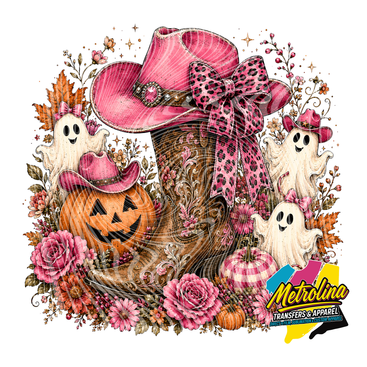 Cowgirl Halloween Transfer