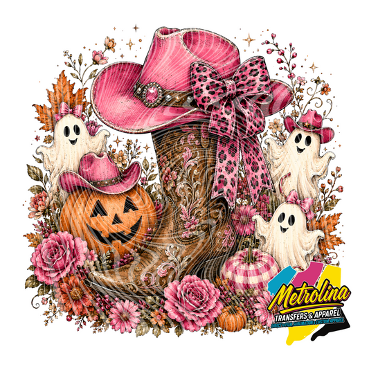 Cowgirl Halloween Transfer