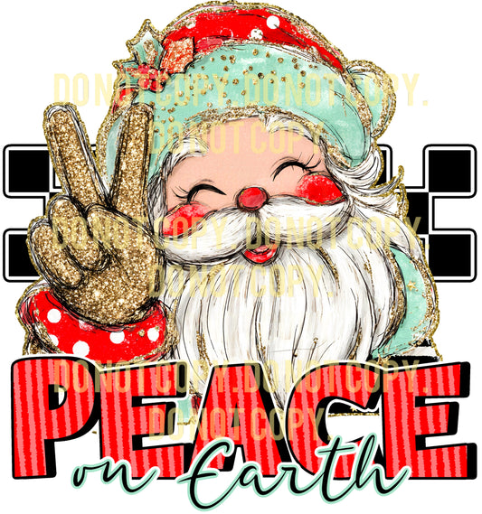 Peace on Earth Santa