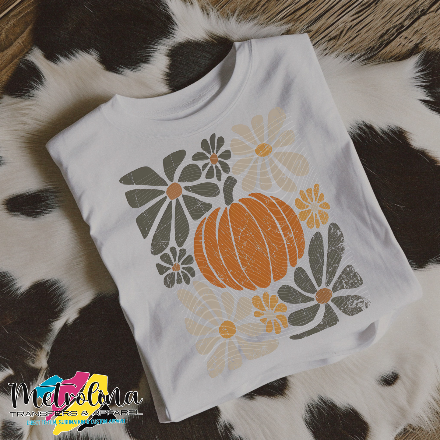 Fall Boho Pumpkin Tee