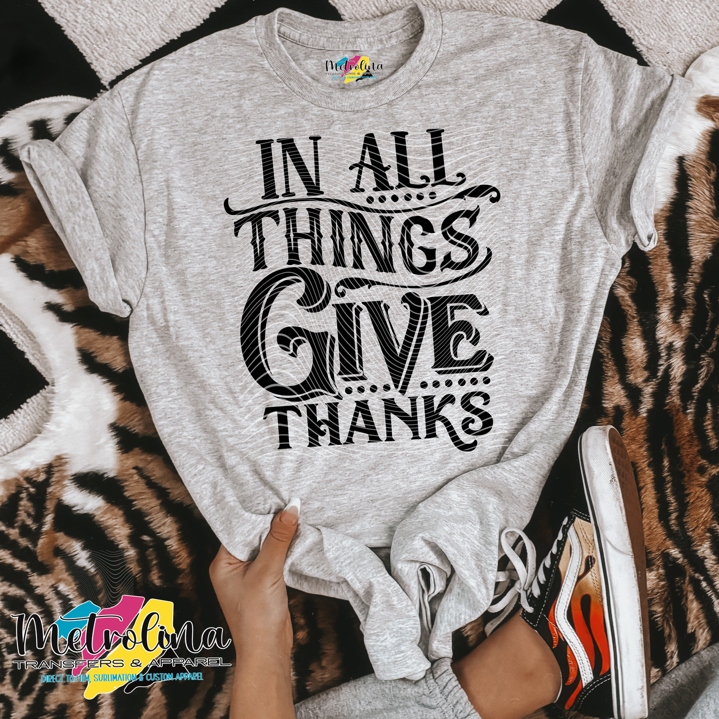 In All Things Give Thanks Tee