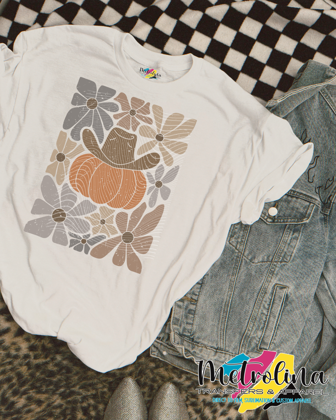 Fall Boho Cowbow Tee