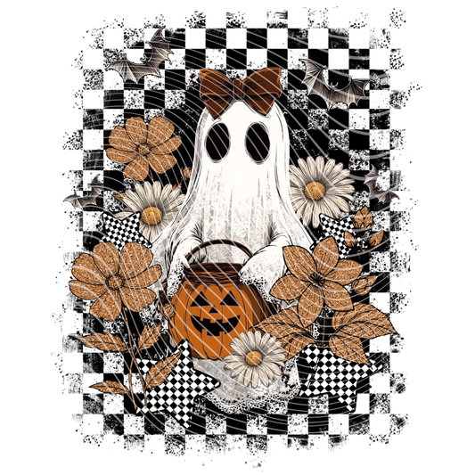 Fall Floral Ghost