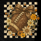 Floral Glitter Football