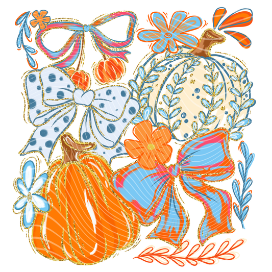 Glitter Thanksgiving Pumpkin