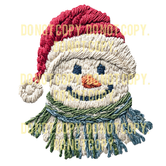 Yarn Snowman