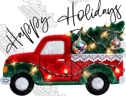 Happy Holidays Truck