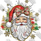 Vintage Painted Santa