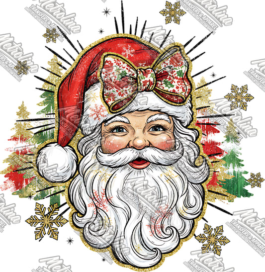 Vintage Painted Santa