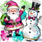 Santa and Snowman