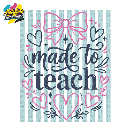 Made to Teach Transfer