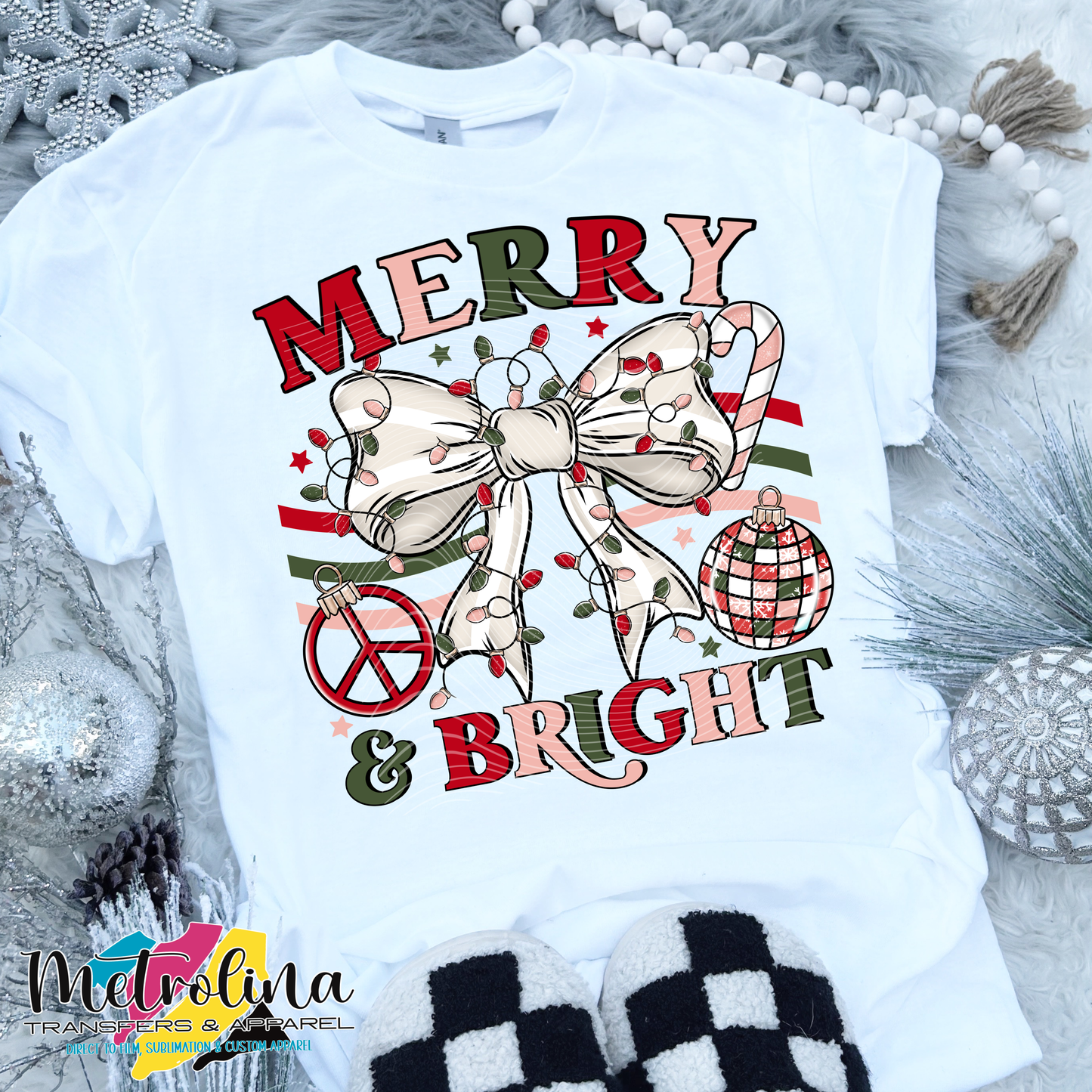 Merry and Bright Disco Tee