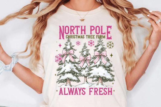 North Pole Christmas Tree Farm Tee