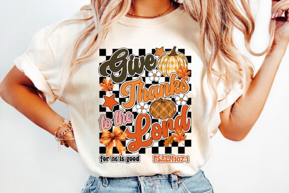 Retro Give Thanks Tee