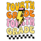 Retro Fourth Grade Transfer