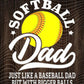 Softball Dad Bigger Balls Transfer