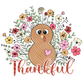 Thankful Floral Turkey