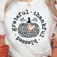 Thankful Grateful Blessed Leopard Pumpkin Tee