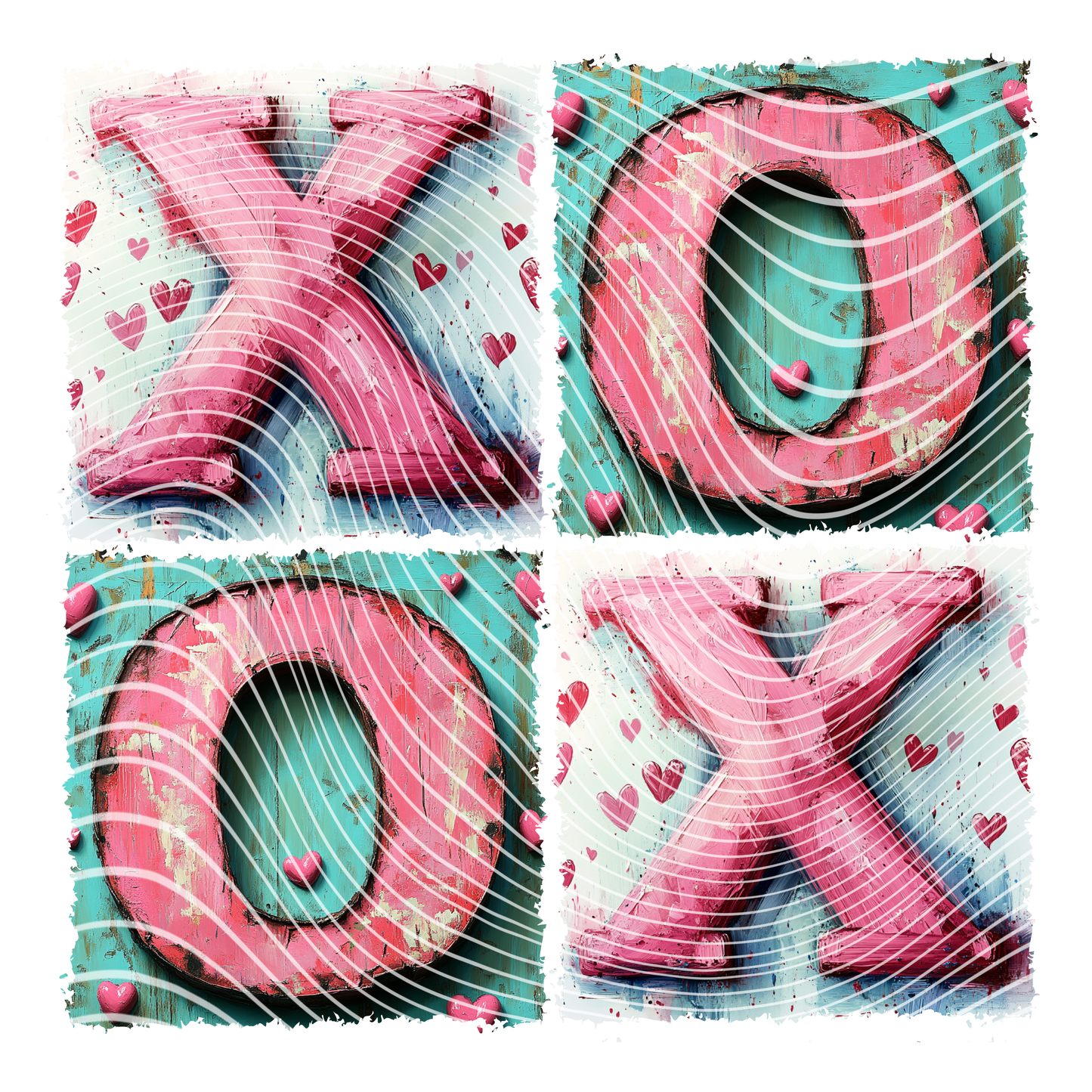 XOXO Valentines Day Transfer