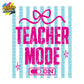 Teacher Mode Transfer